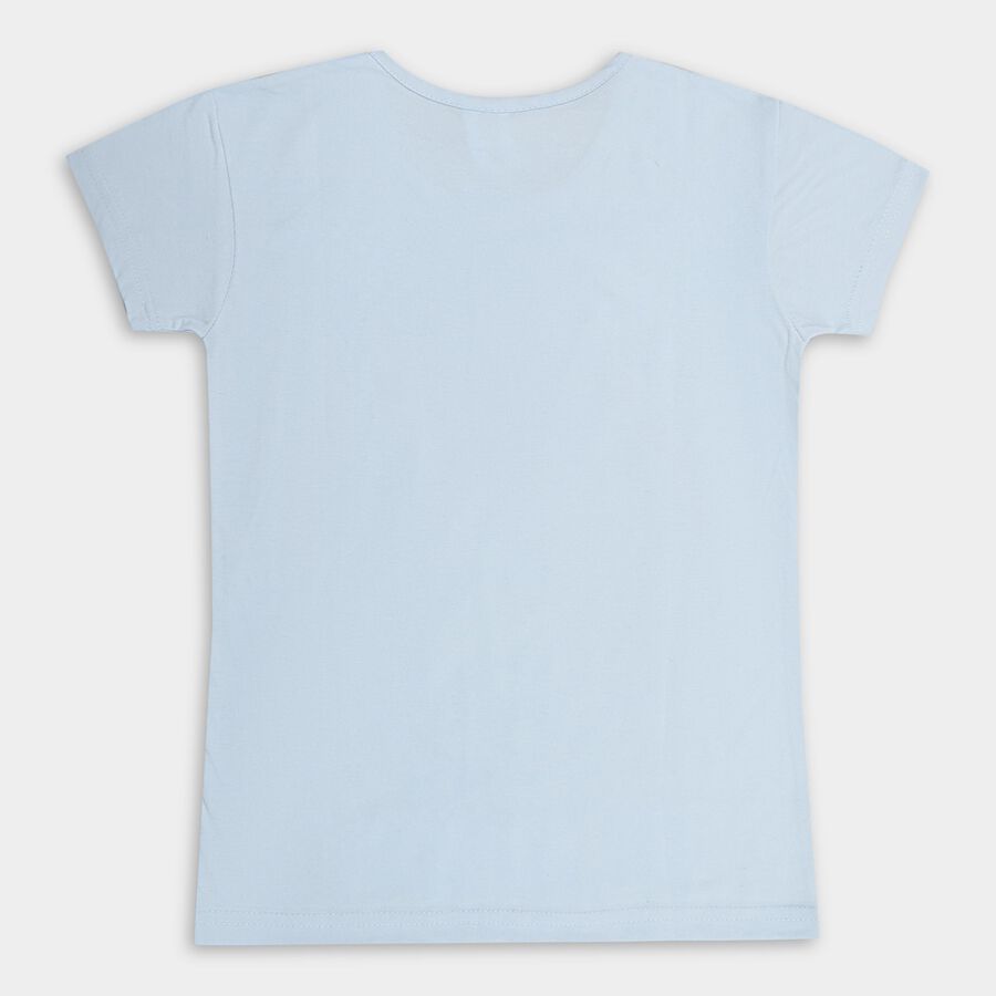 Girl's T-Shirt, Light Blue, large image number null