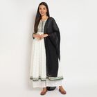 Ladies' Dupatta, काला, small image number null