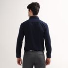 Men's Formal Shirt, Navy Blue, small image number null