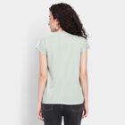 Ladies' Round Neck T-Shirt , हल्का हरा, small image number null