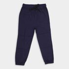 Boy's Cotton Trousers, Navy Blue, small image number null