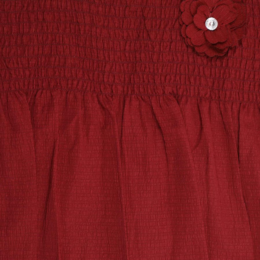 Girls' T-Shirt , वाइन, large image number null