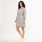 Women's Rich Eggshell White Sleeveless Classic Dress, Off White, small