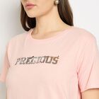 Ladies' Round Neck T-Shirt, Light Pink, small image number null