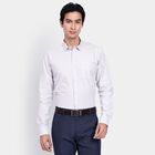 Men's 100% Cotton Casual Shirt, Light Grey, small image number null