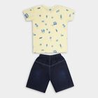 Boys' 100% Cotton Woven Baba Suit , पीला, small image number null