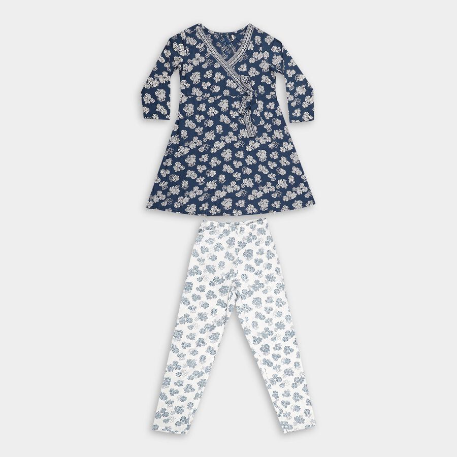 Girls' Fusion Set, Mid Blue, large image number null