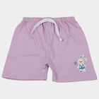 Infants Lilac Cotton Half Pant, Lilac, small