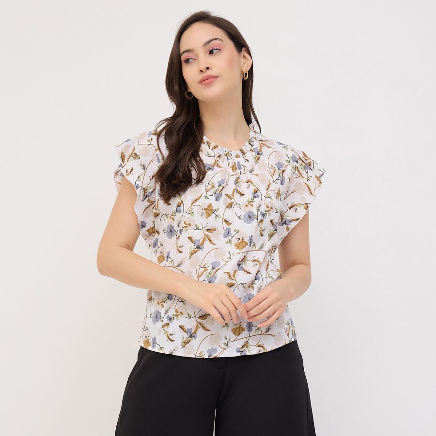 Ladies' Top, Off White, large