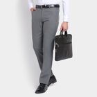 Men's Slim Fit Formal Trousers, Light Grey, small image number null