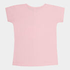 Girls Cotton T-Shirt, Light Pink, small image number null