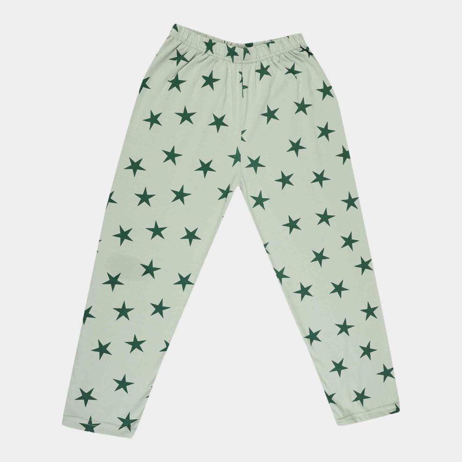 Printed Pyjama, Light Green, large image number null