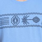 राउन्ड नेक टी-शर्ट, हल्का नीला, small image number null