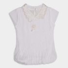 Girls' T-Shirt , ऑफ व्हाइट, small image number null