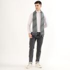 Men's Muffler, Dark Grey, small image number null