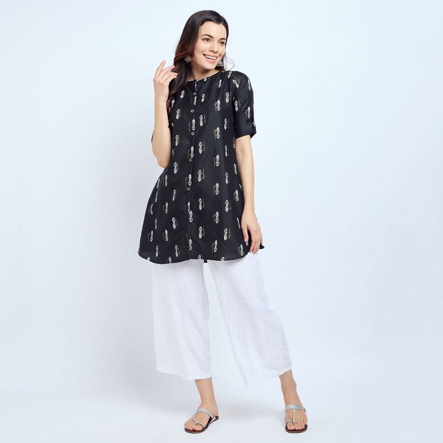 Ladies' Palazzos, ऑफ व्हाइट, large image number null