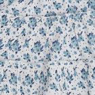 Girls' White and Blue Floral Tiered Mini Skirt, Light Blue, small