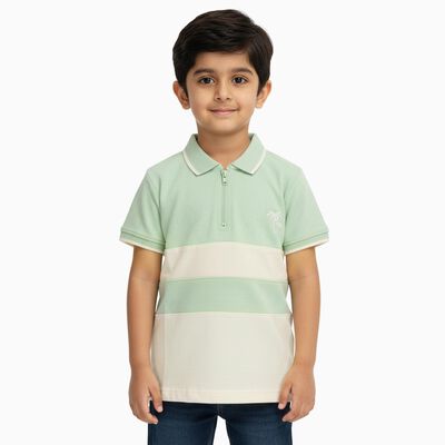 Boys' 100% Cotton Half Sleeves T-Shirt