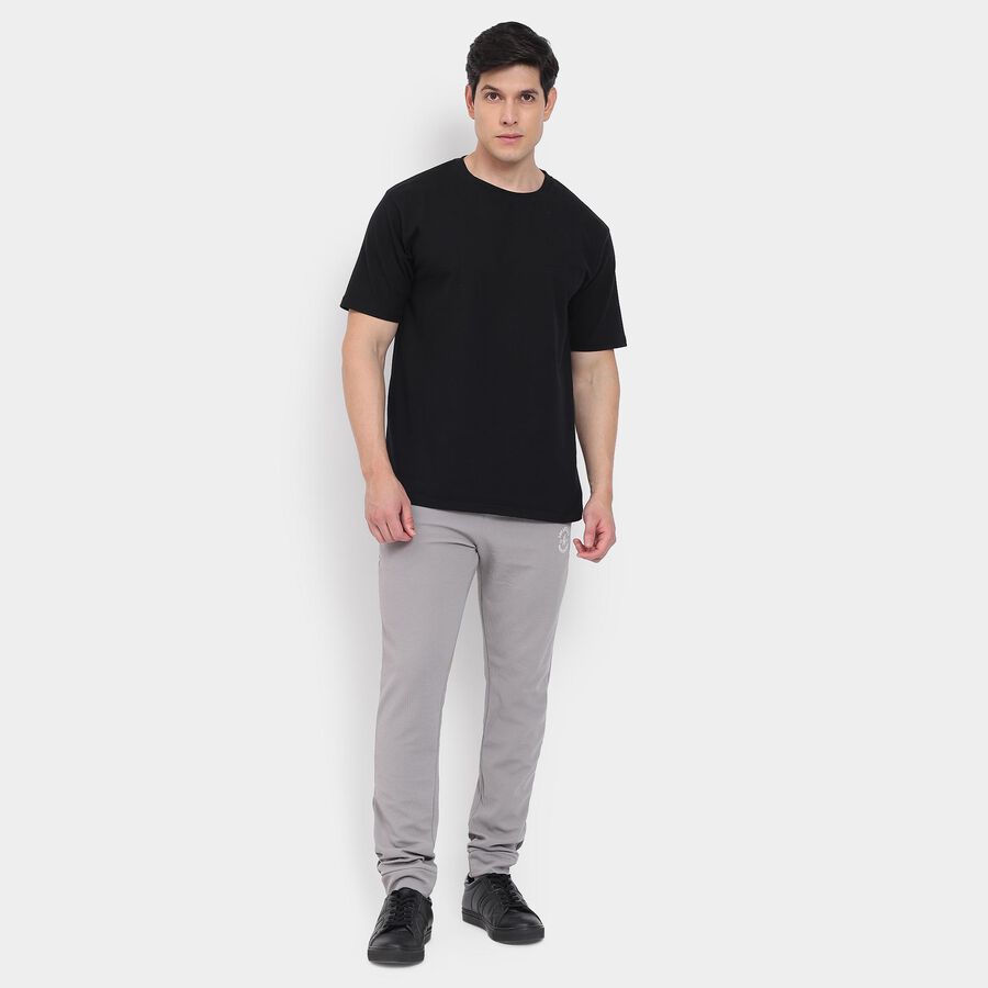 Men's Track Pants, गहरा ग्रे, large