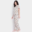 Ladies' Night Suit , Light Grey, small image number null