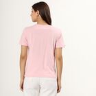 Ladies' Round Neck T-Shirt , Pink, small
