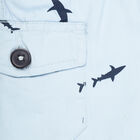 Boys Cotton Bermuda, Light Blue, small image number null