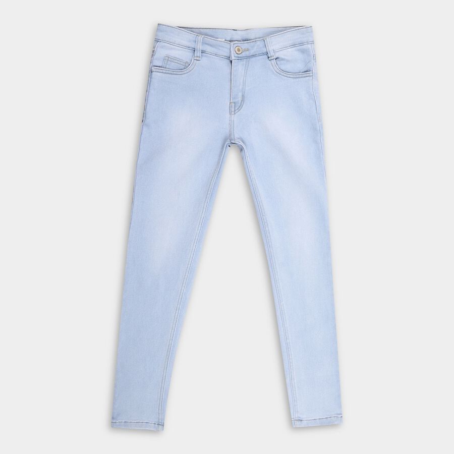 Girl's Jeans, Light Blue, large image number null