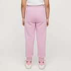 Girls' Light Pink Elastic Waist Party Vibes Pyjama, लाइलेक, small image number null