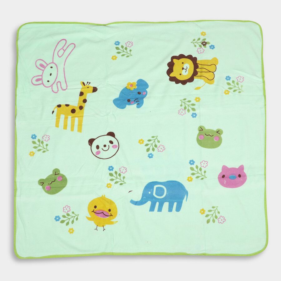 Infants' 100% Cotton Towel, Light Green, large image number null