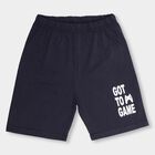 Boys' Bermudas, Navy Blue, small image number null
