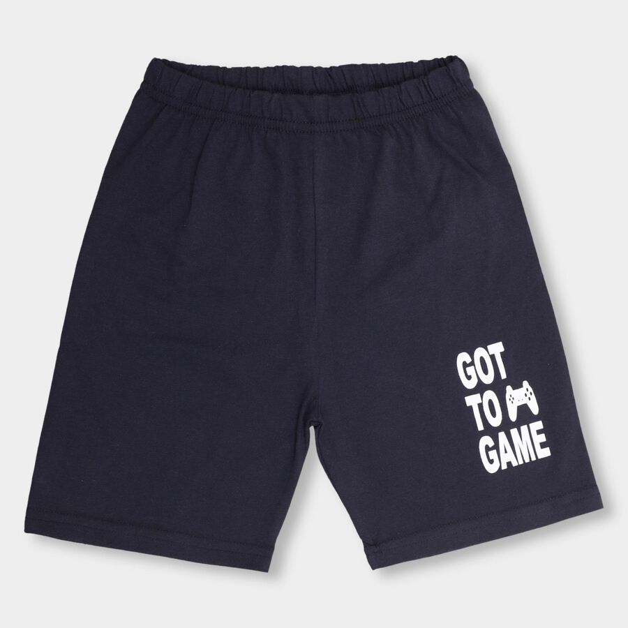 Boys' Bermudas, Navy Blue, large image number null