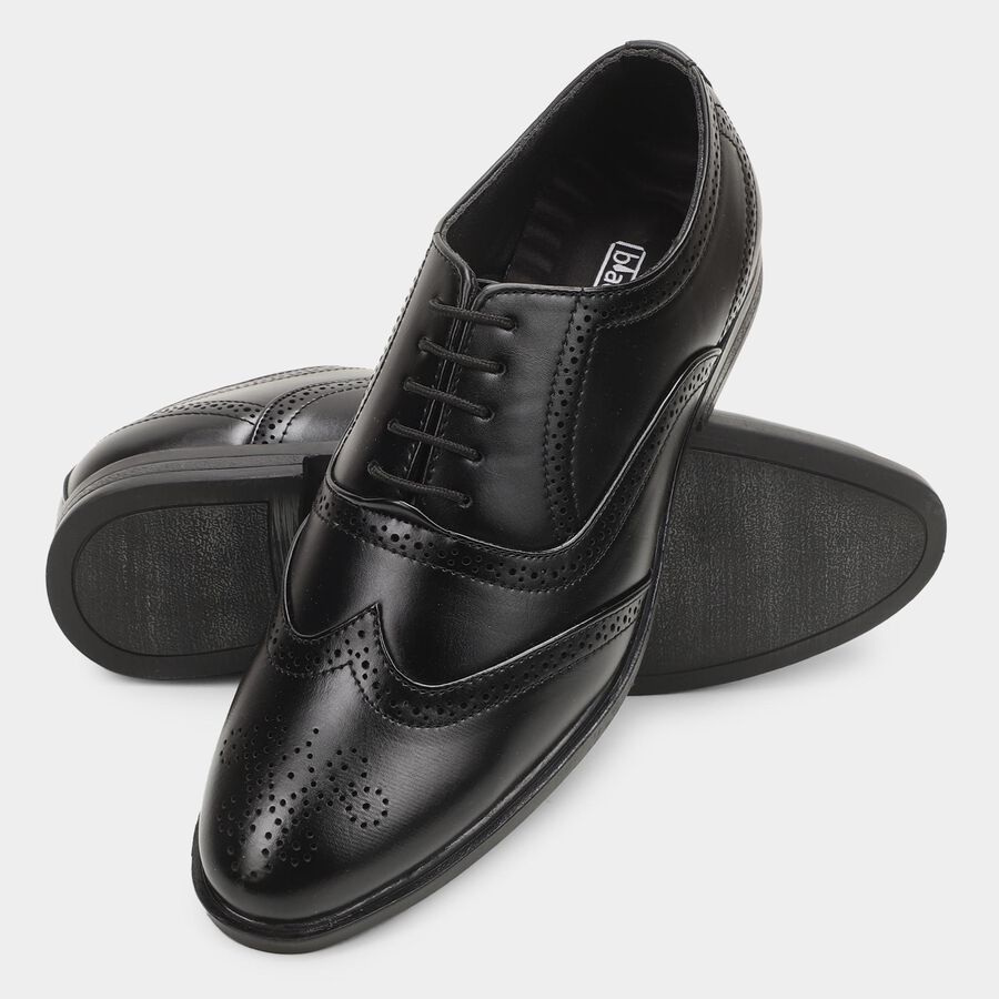 Men's Formal Shoes, Black, large image number null