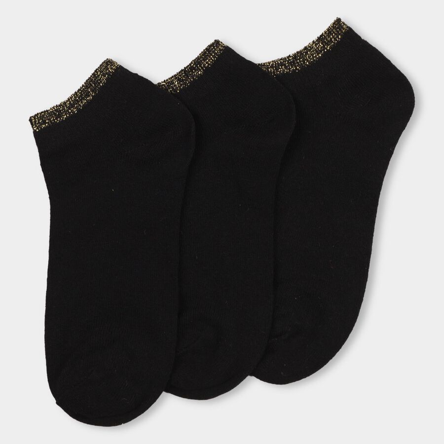 Ladies' Socks (Pack of 3), Assorted, large image number null