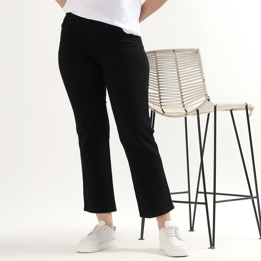 Ladies' Jeans, काला, large image number null