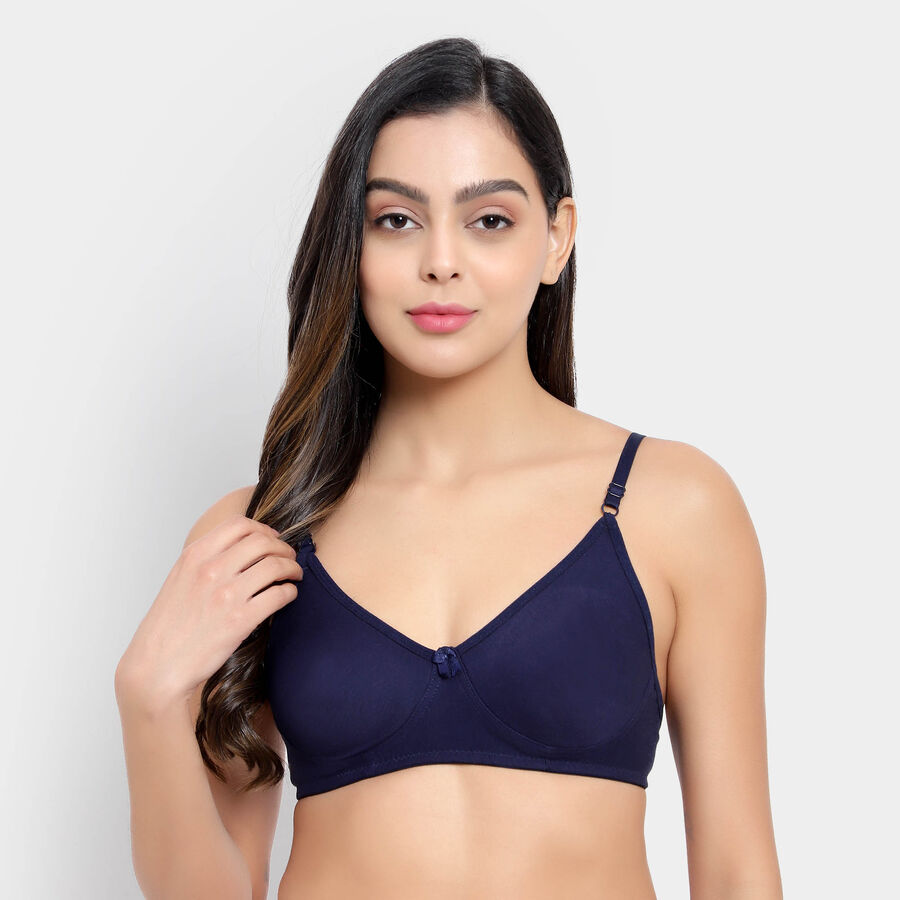 Solid Bra, Navy Blue, large image number null