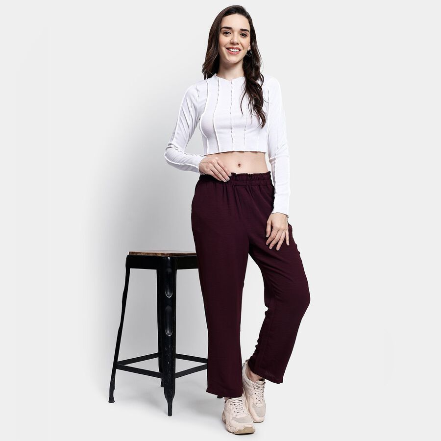 Ladies' Trousers, Wine, large image number null