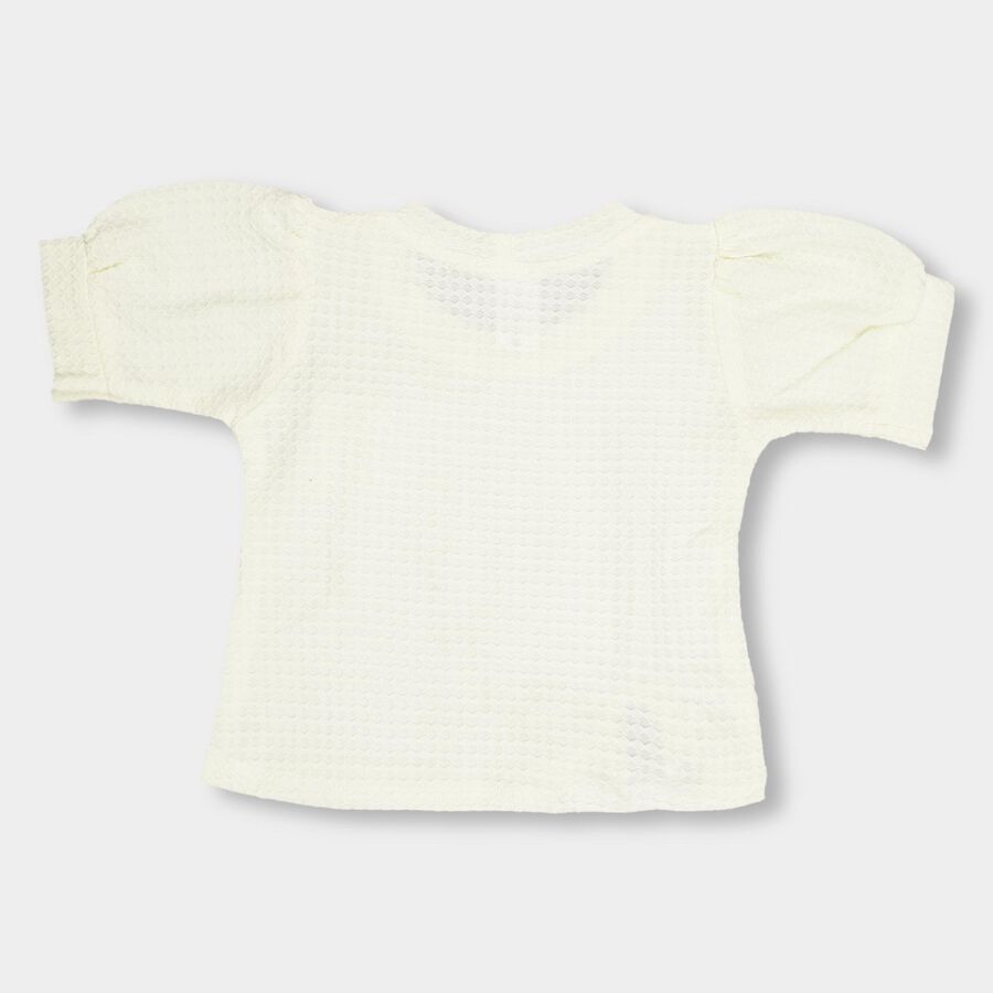 Girls' T-Shirt , ऑफ व्हाइट, large image number null
