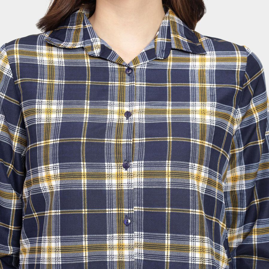 Ladies' Shirt, नेवी ब्लू, large image number null