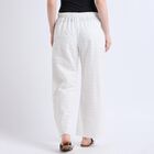 Ladies' 100% Cotton Palazzos , Off White, small image number null