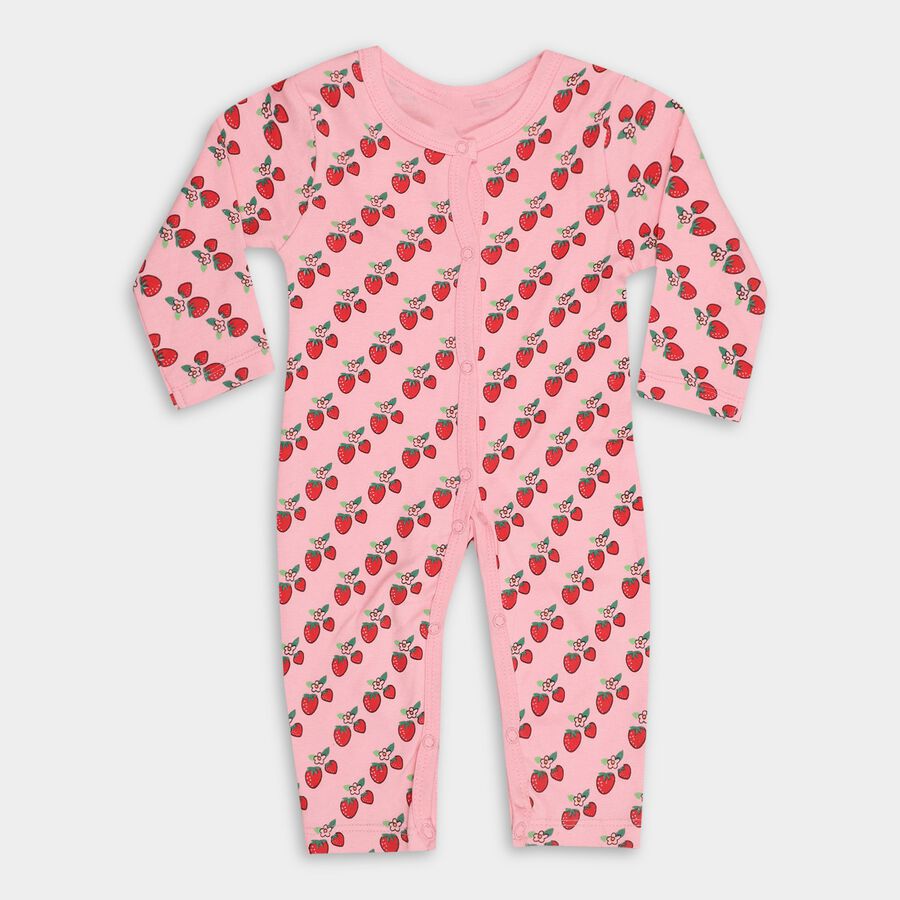 Infants' 100% Cotton Bodysuit , Pink, large image number null