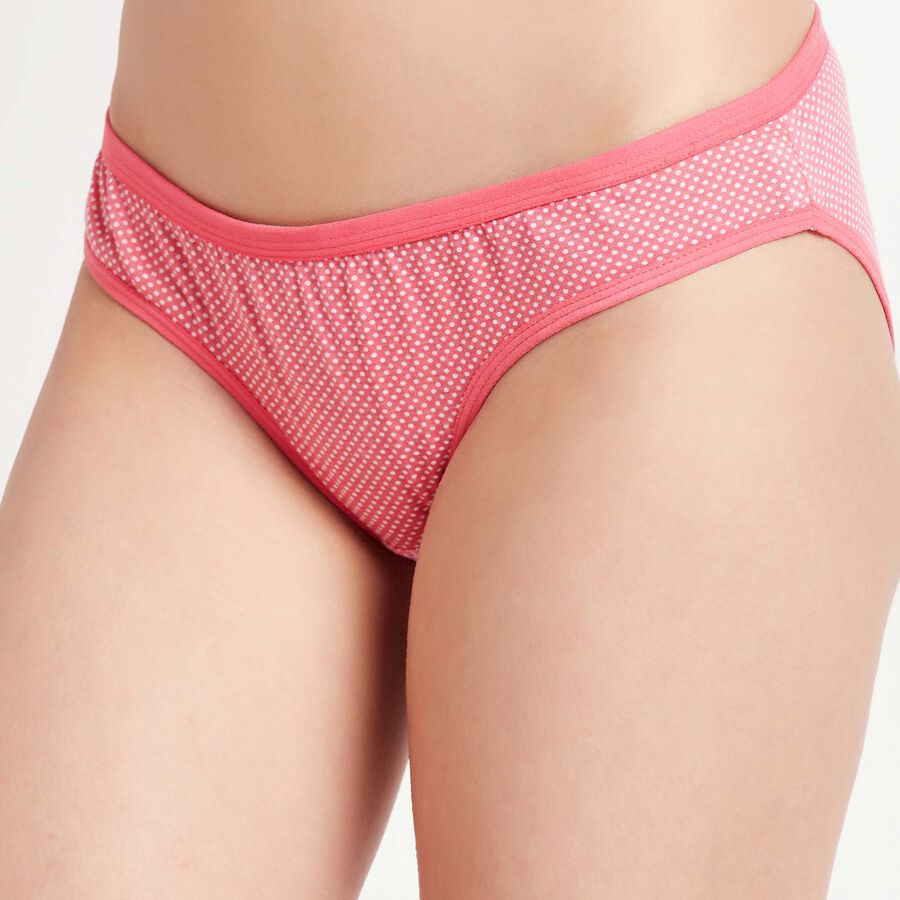 Cotton Printed Panty, Fuchsia, large image number null
