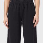 Women's Navy Blue Wide Leg Side-Striped Track Pants, नेवी ब्लू, small