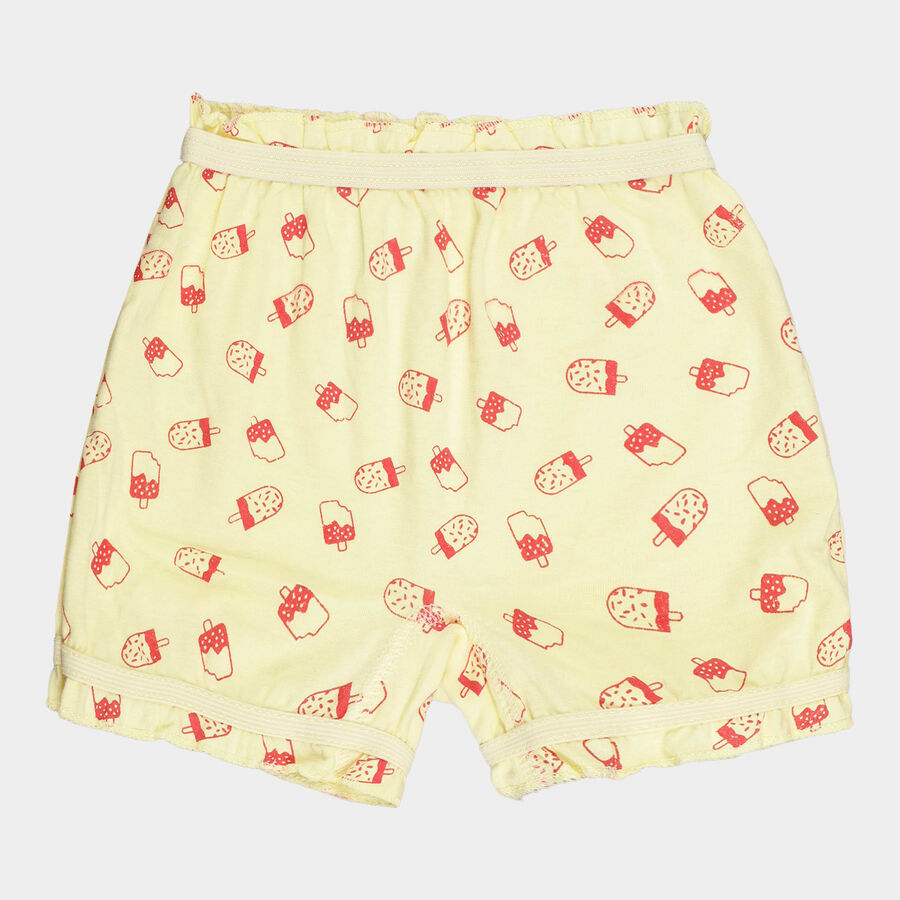 Girls Cotton Bloomer, Yellow, large image number null