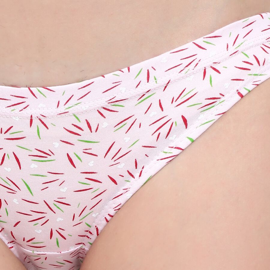 Ladies' Cotton Panty, हल्का गुलाबी, large image number null