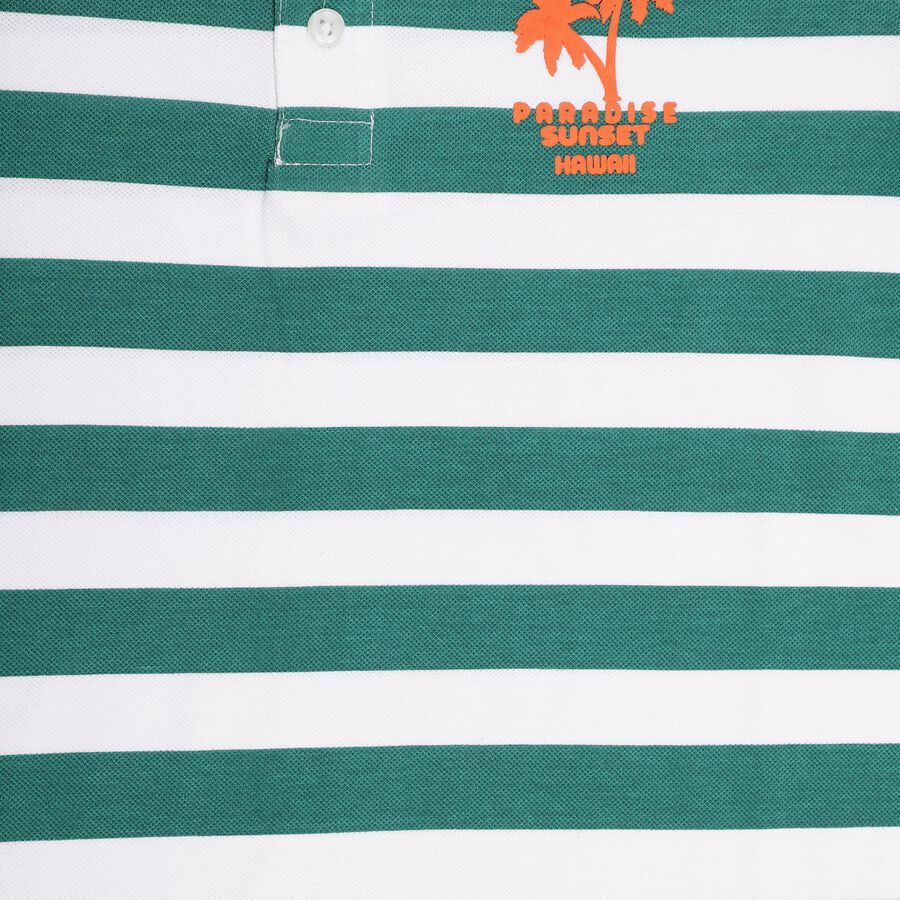 Boys' 100% Cotton Half Sleeves T-Shirt , Light Green, large image number null