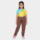 Girls' Pyjama, Brown, small
