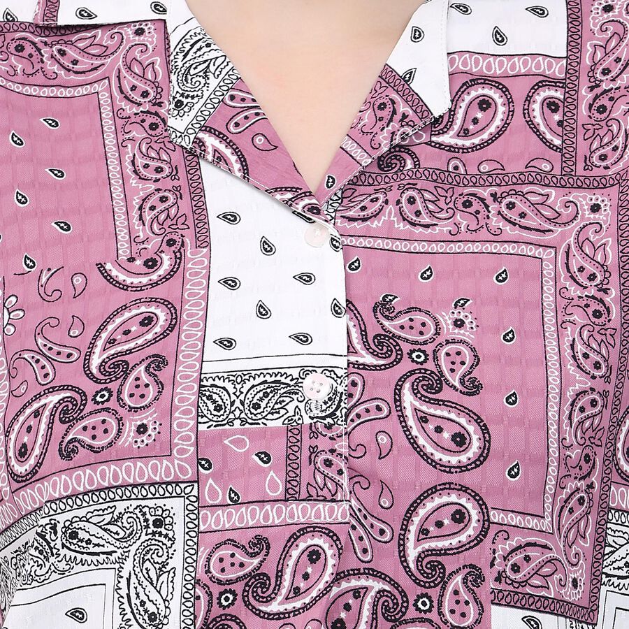 Ladies' Shirt , Purple, large