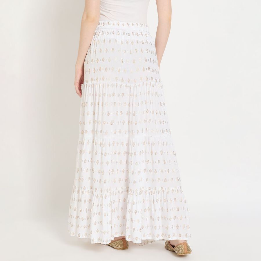 Ladies' Lehenga Skirt, Off White, large image number null
