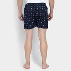 Men's 100% Cotton Boxers , Navy Blue, small
