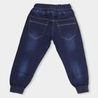 Boys' Deep Indigo Slim Fit Jogger Jeans, Dark Blue, small image number null
